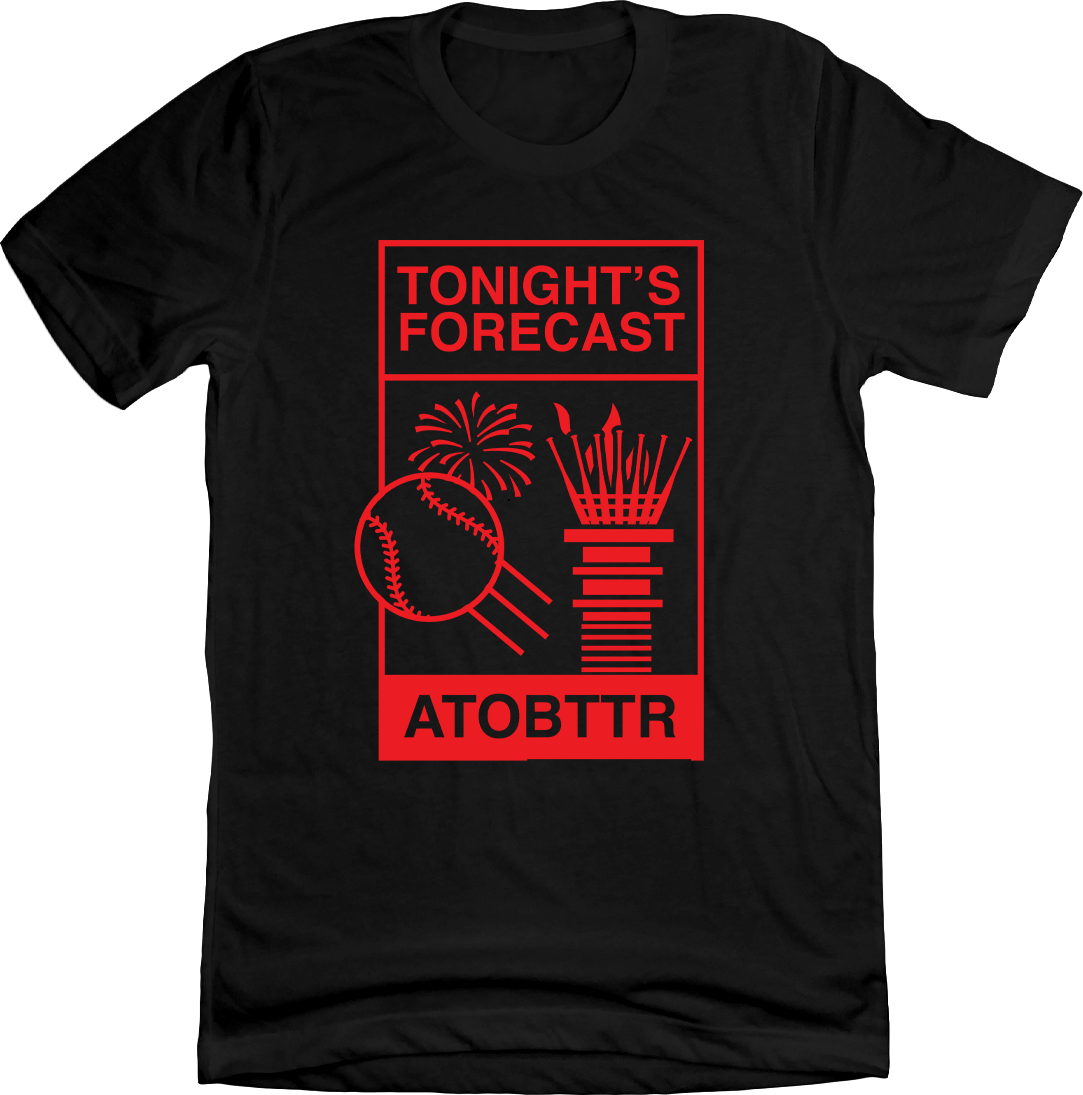 Cincinnati Baseball Weather Report Tee