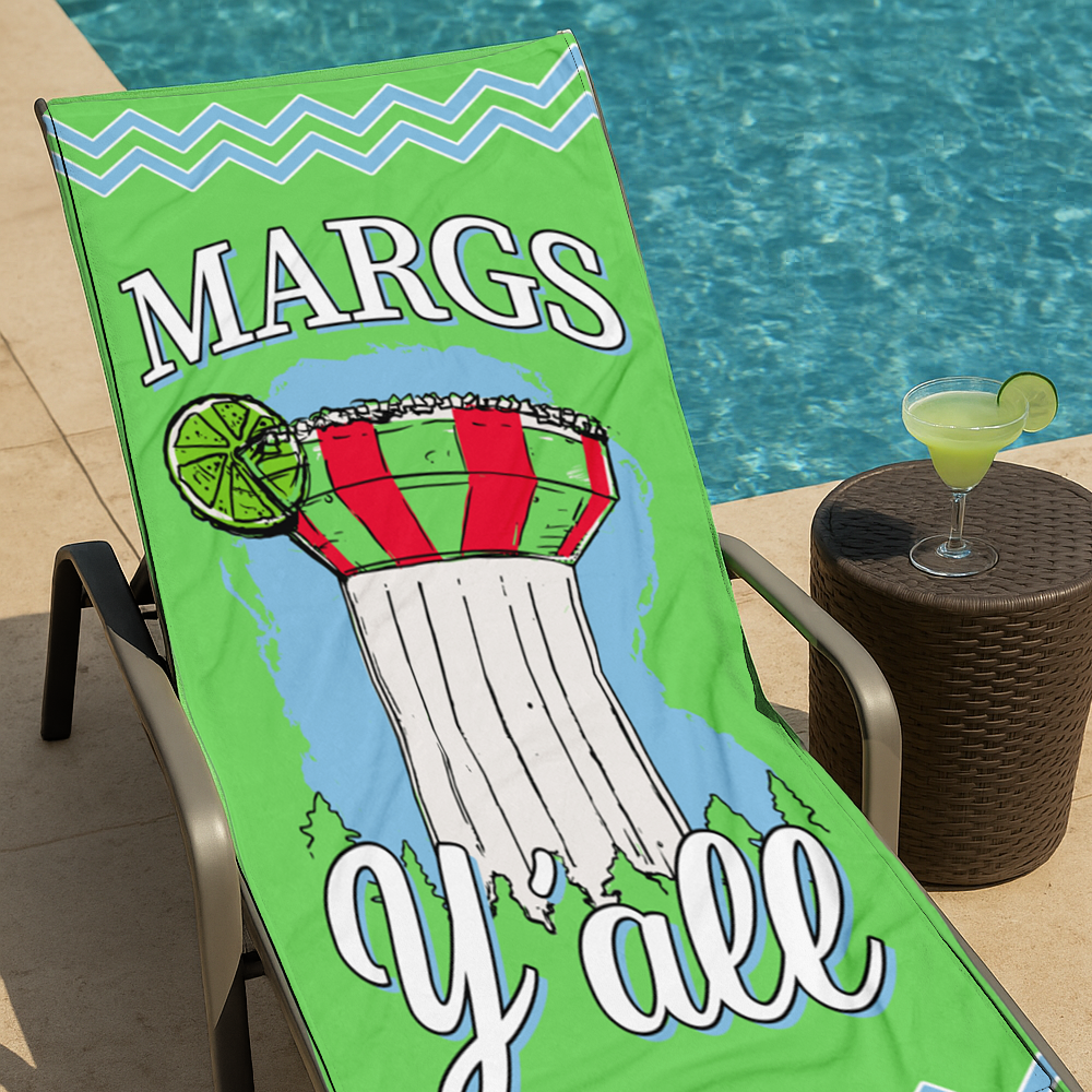 Margs Y'all Beach Towel
