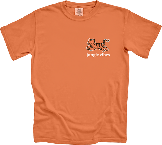 Jungle Vibes Run Wild Front Back Orange