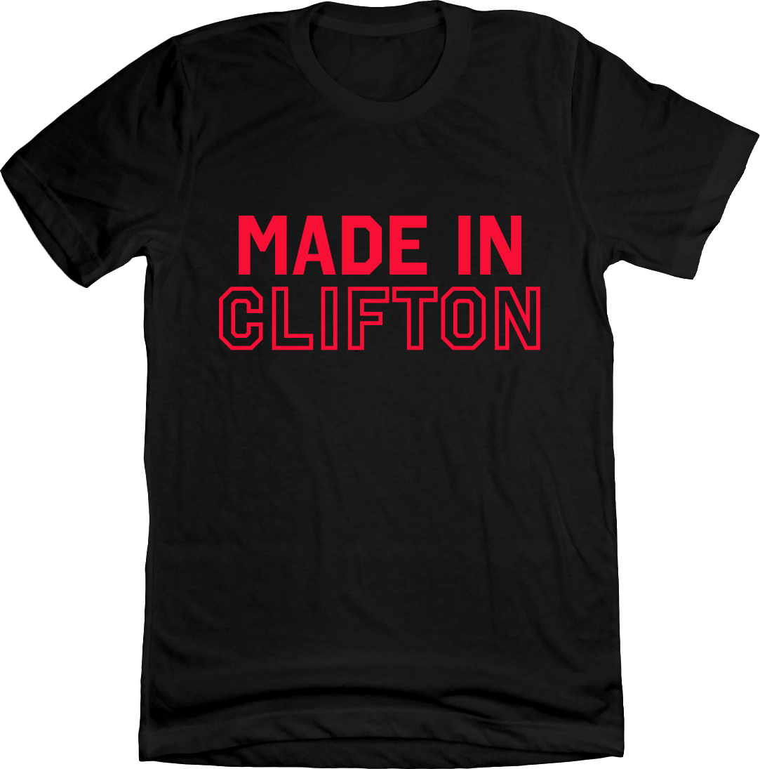 Made in Clifton Unisex Text Tee