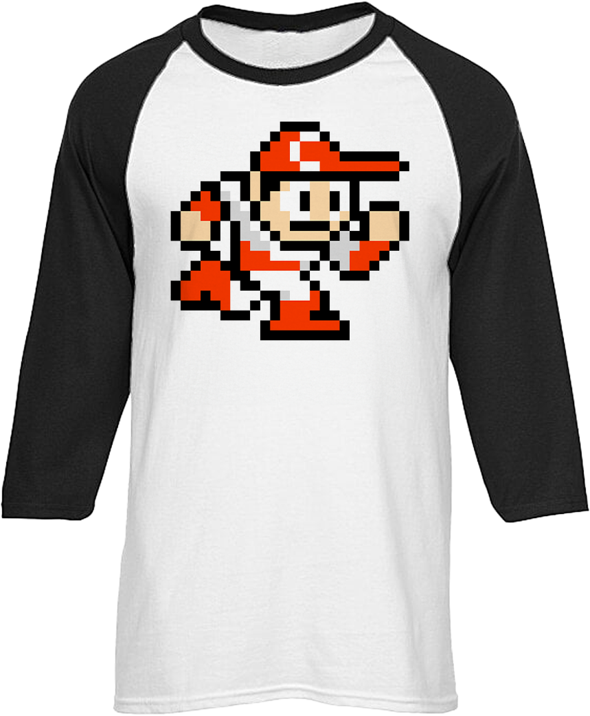 Cincy Baseball Mega Man RAGLAN WHS