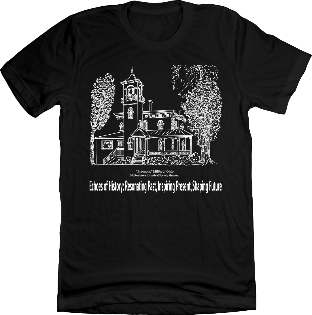 Greater Milford Historical Society Black Tee