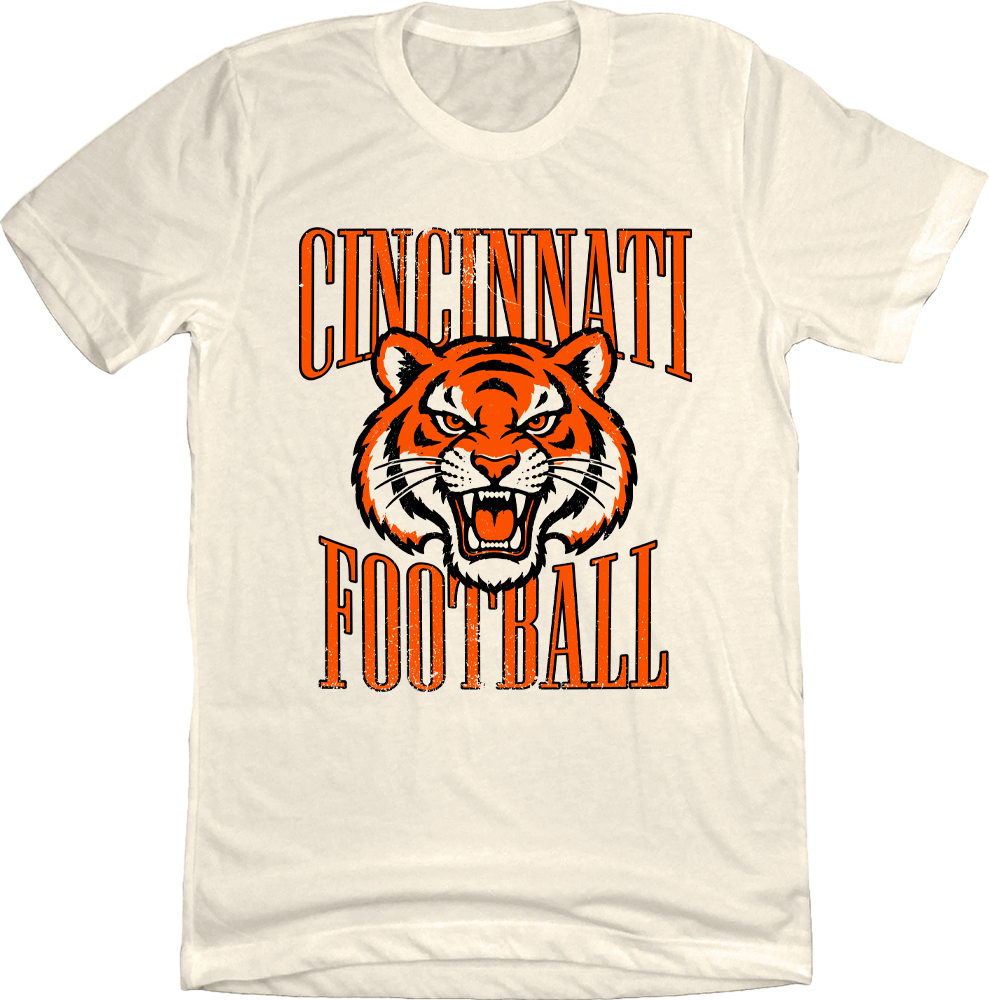 Cincinnati Football Vintage 90s Tigerhead