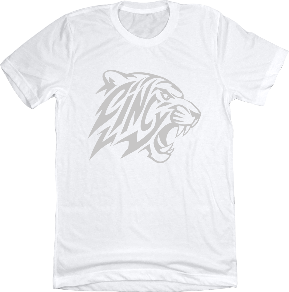 Cincy Tiger Head Silver