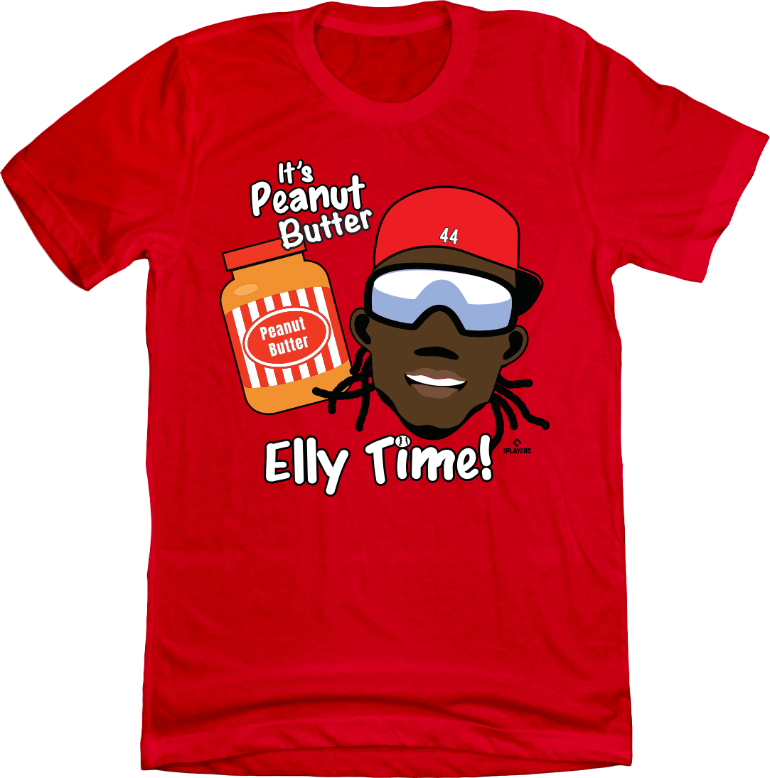 Peanut Butter and Elly Tee red T-shirt Cincy Shirts