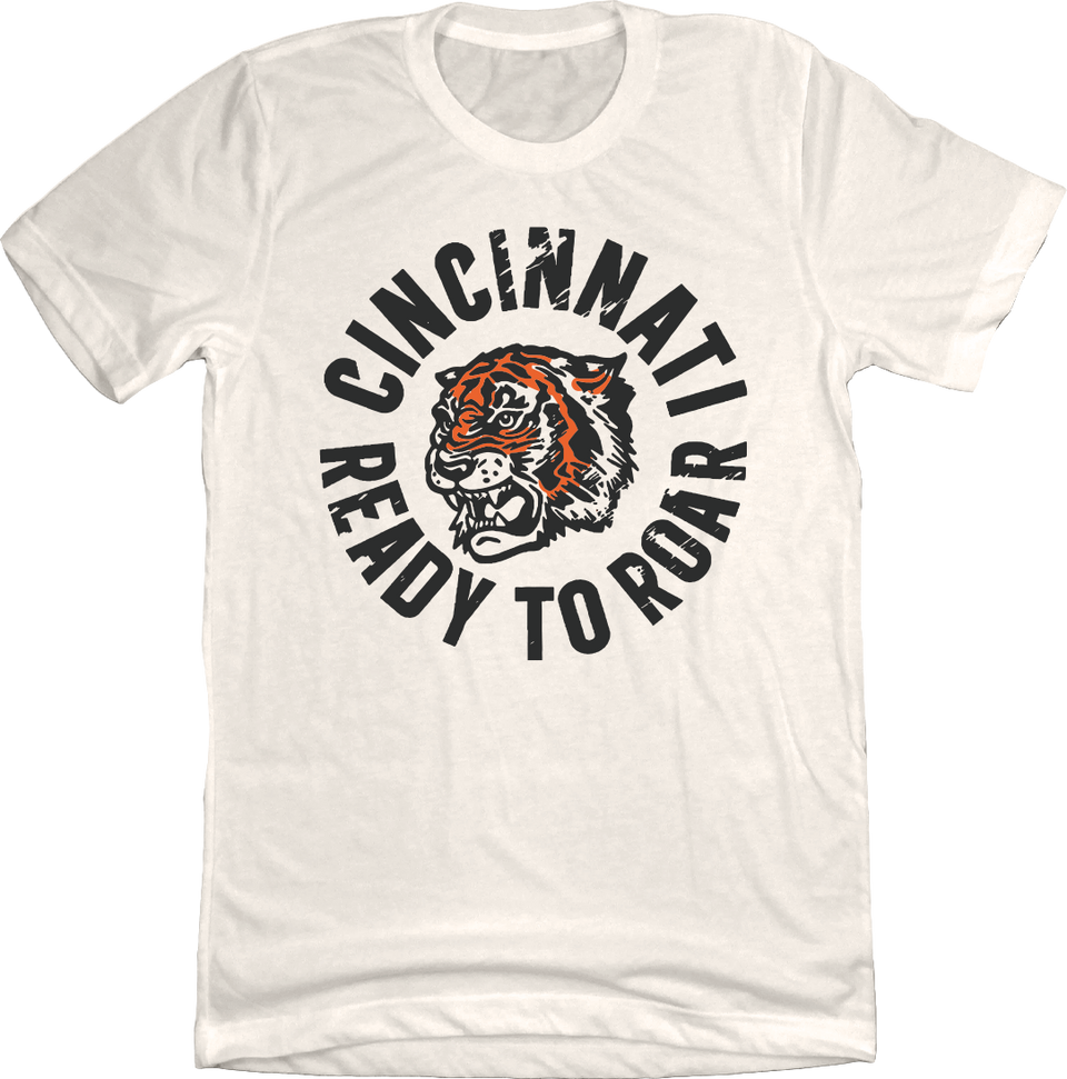 Cincinnati Ready to Roar Football Full Color T-shirt