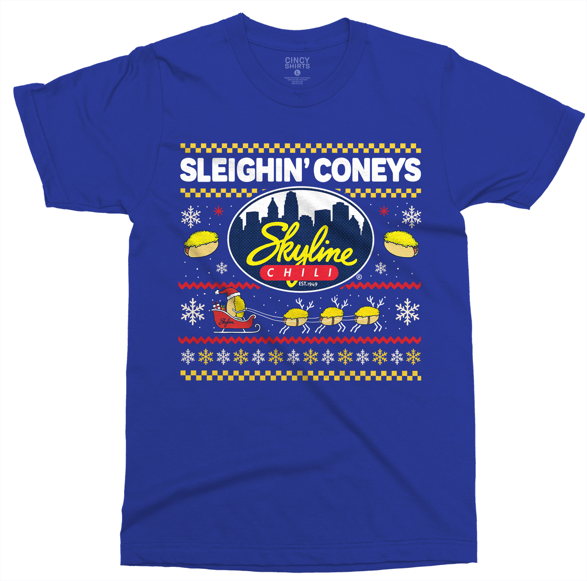 Sleighin Coneys Skyline Christmas