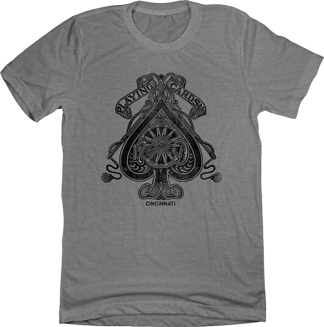 Tally-Ho Spade | US Playing Card Company Apparel | Cincy Shirts Tally-Ho Spade | US Playing Card Company Apparel | Cincy Shirts