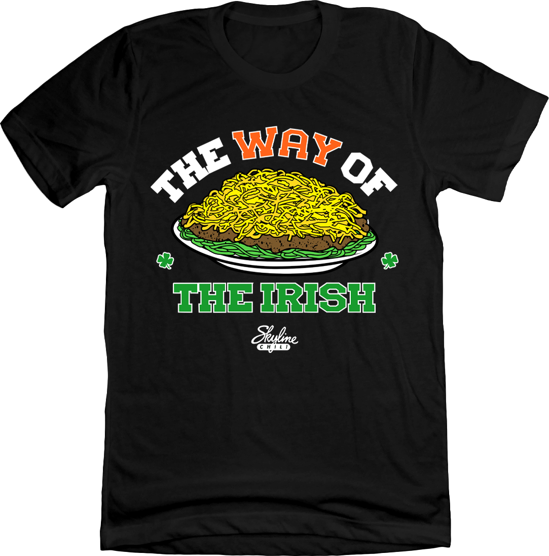 The Way Of The Irish - Skyline Chili Black Tee