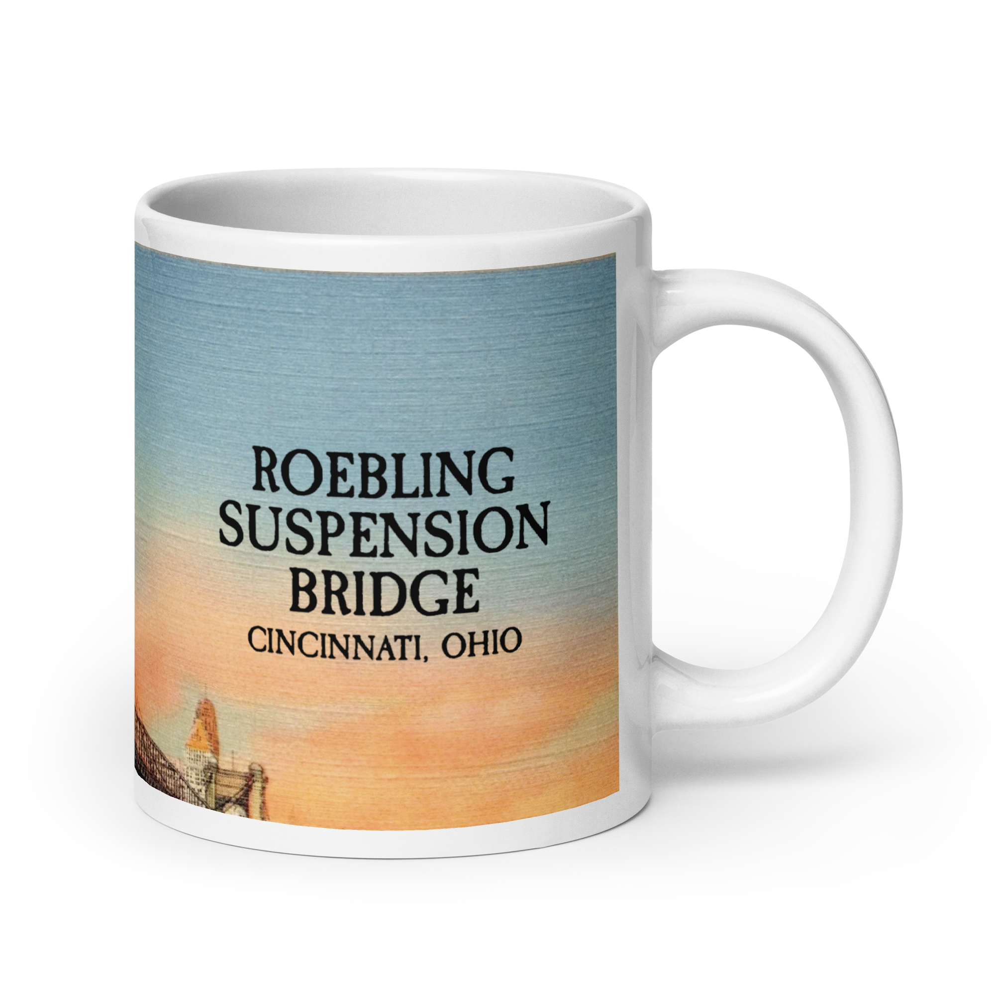 Roebling Bridge 20oz Mug