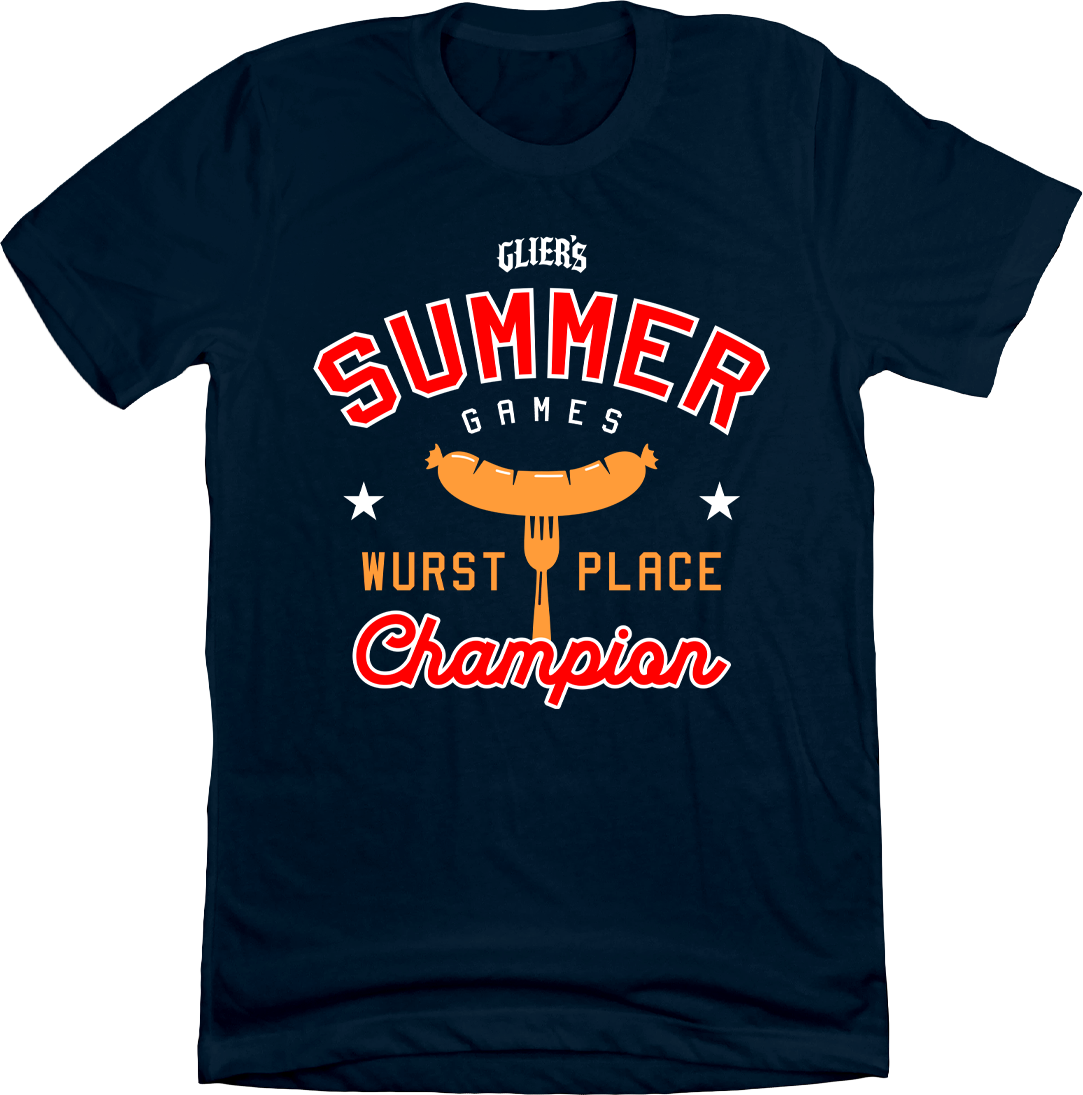 Glier's Summer Games "Wurst Place Champion" Tee