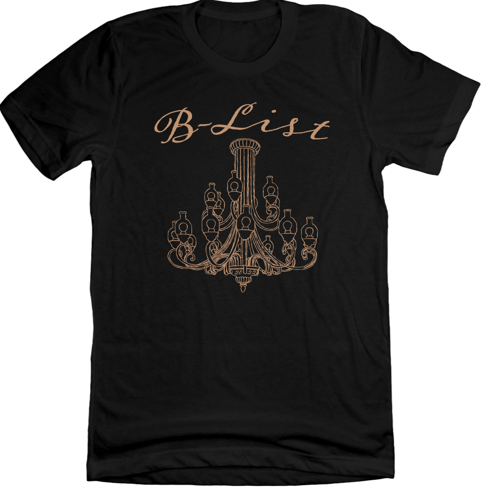The B-List Chandelier Cincy Shirts Black T-shirt