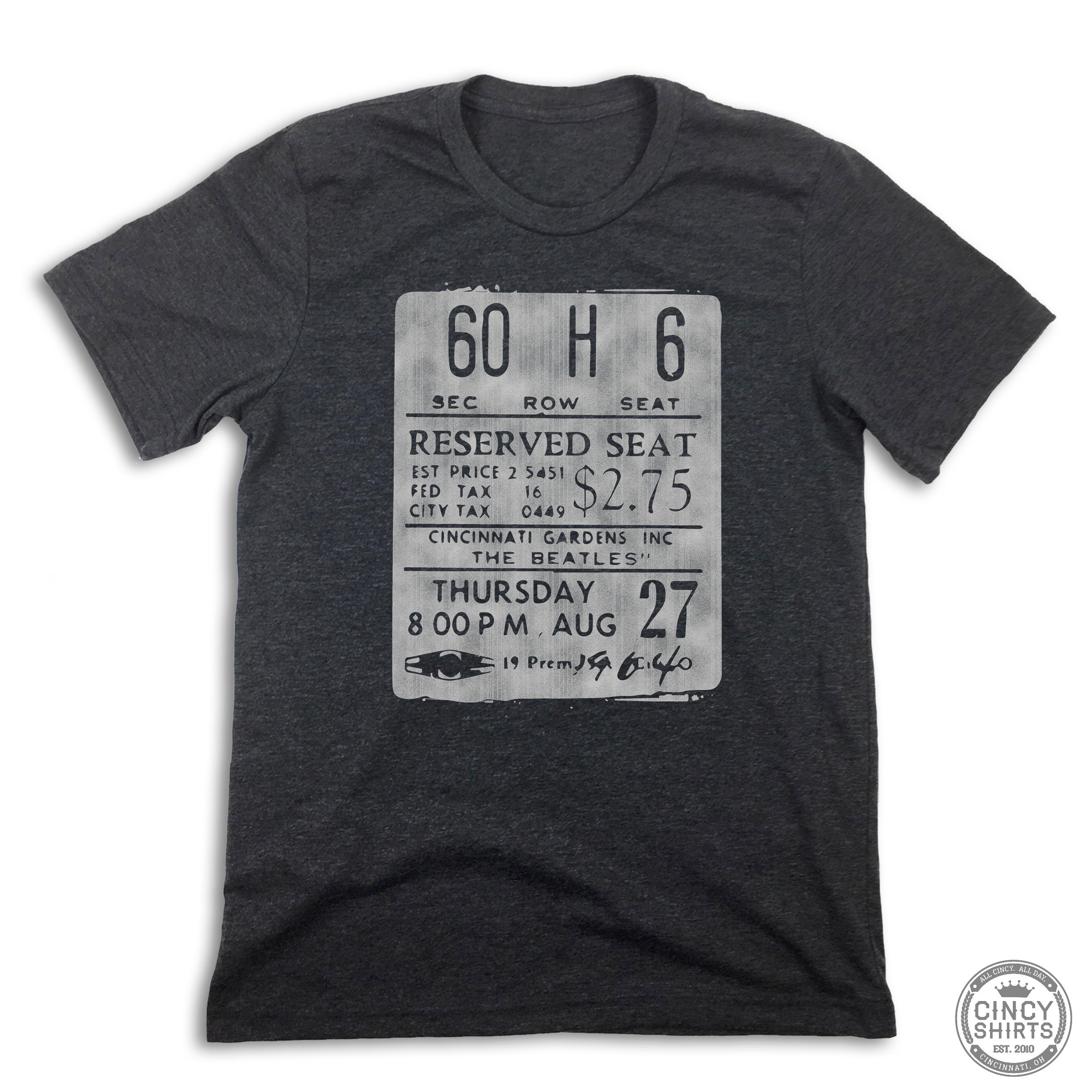 The Cincinnati Gardens Ticket Stub - Cincy Shirts