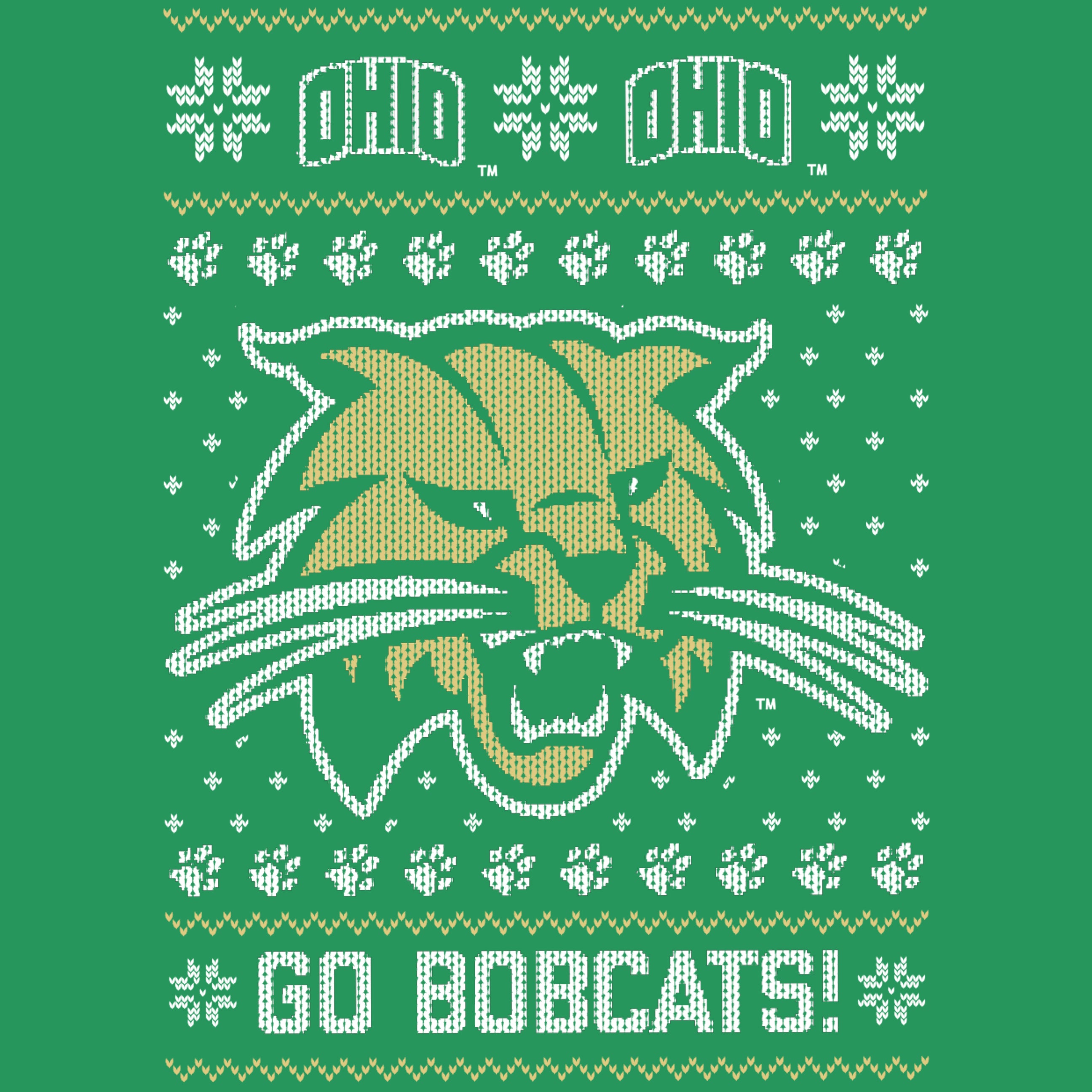 Ohio University Bobcats Ugly Christmas Sweatshirt - Cincy Shirts
