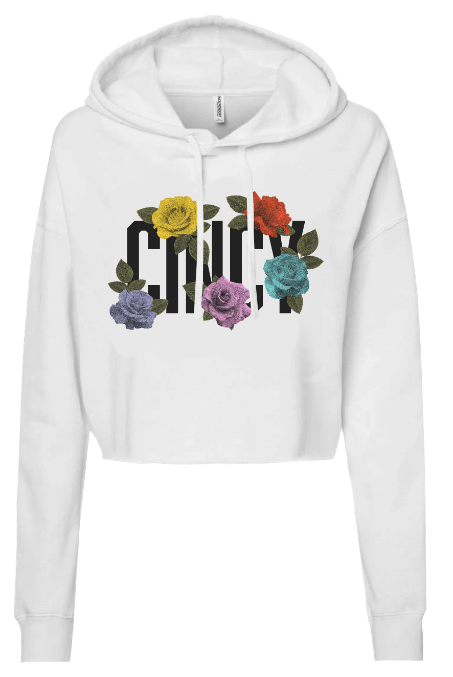 Cincy Block With Roses - Cincy Shirts
