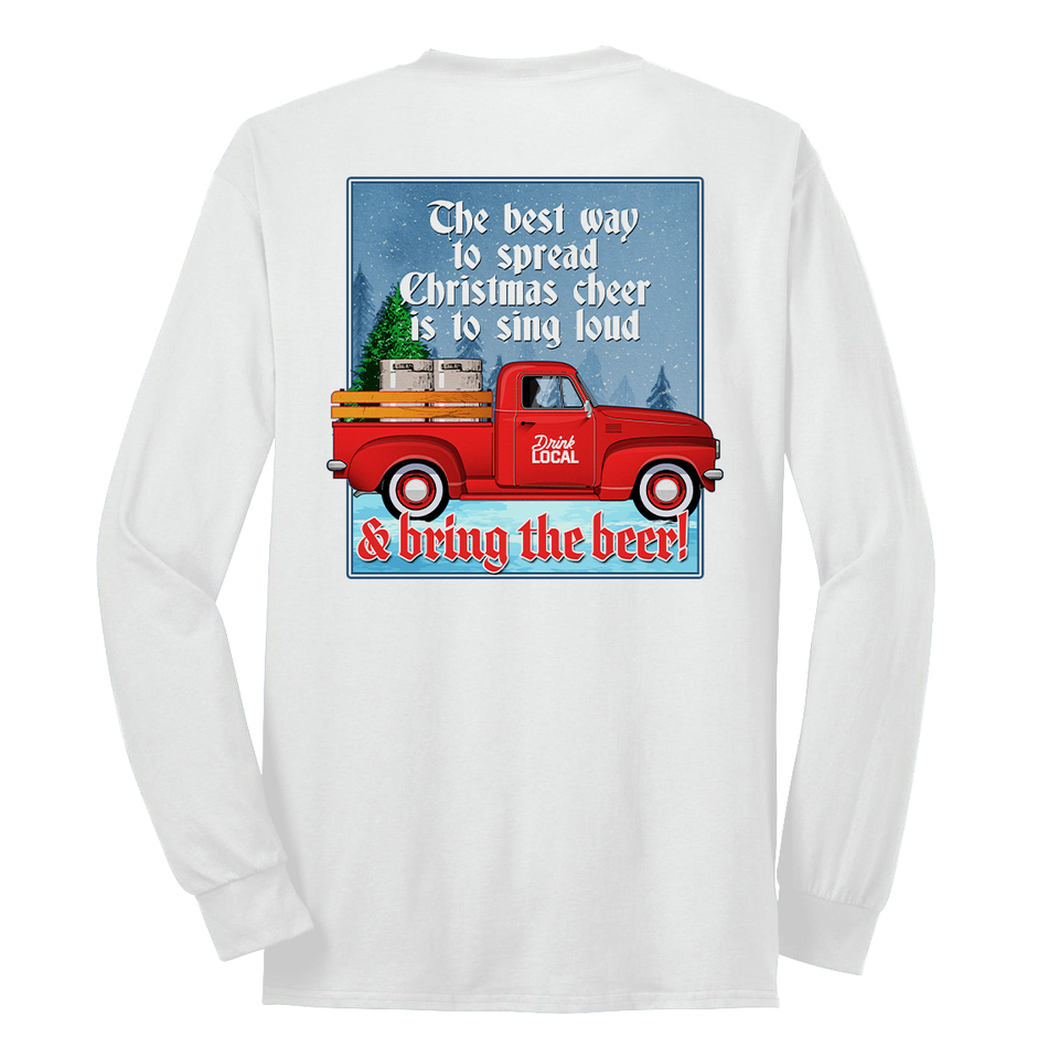 Drink Local Bring the Beer Shirt Truck (Front & Back) - Cincy Shirts
