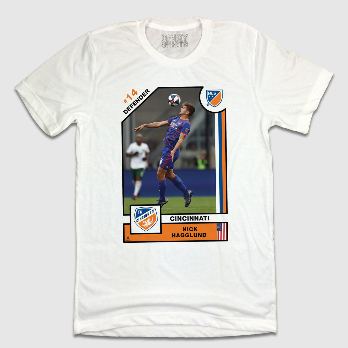 Official Nick Hagglund Player Card Tee - Cincy Shirts
