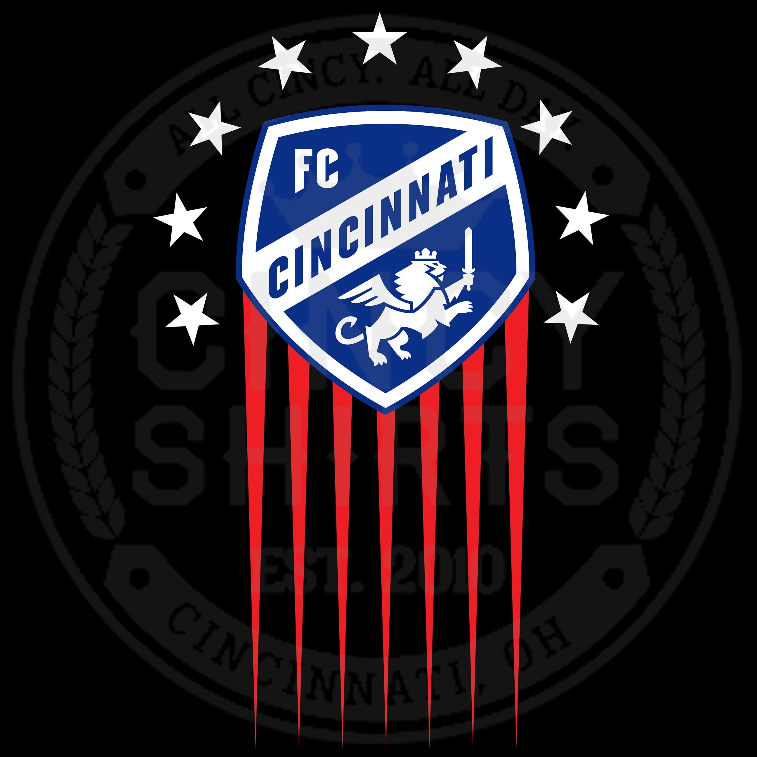 FC Cincinnati Americana Shield - Cincy Shirts
