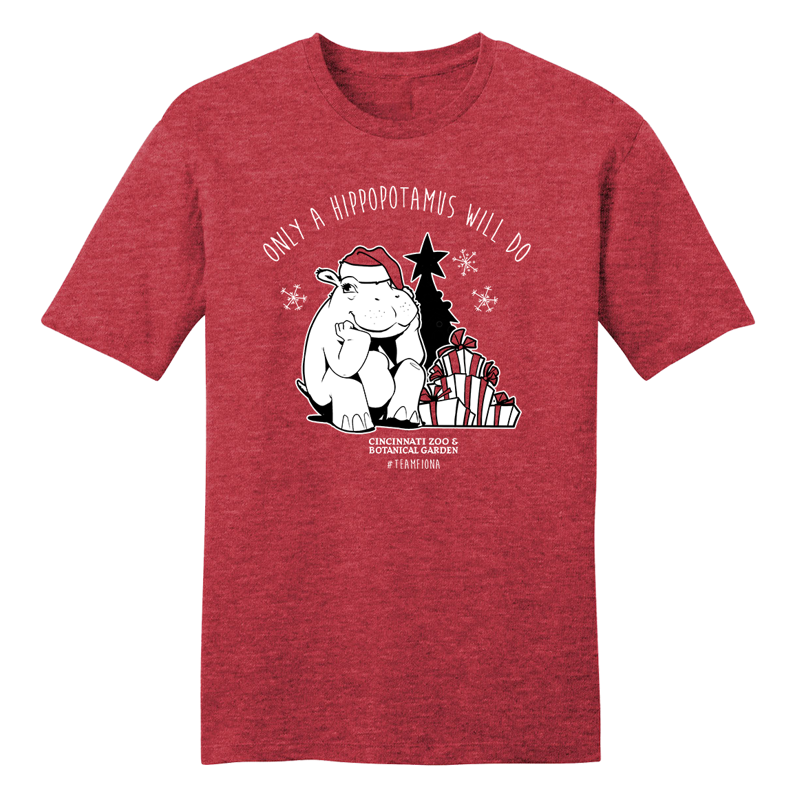 Fiona Hippopotamus for Christmas 2020 - Cincy Shirts