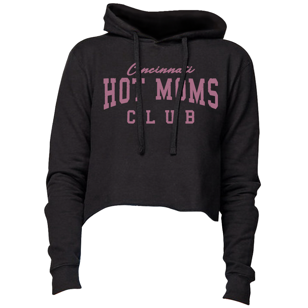 Hot Moms Club cropped hoodie