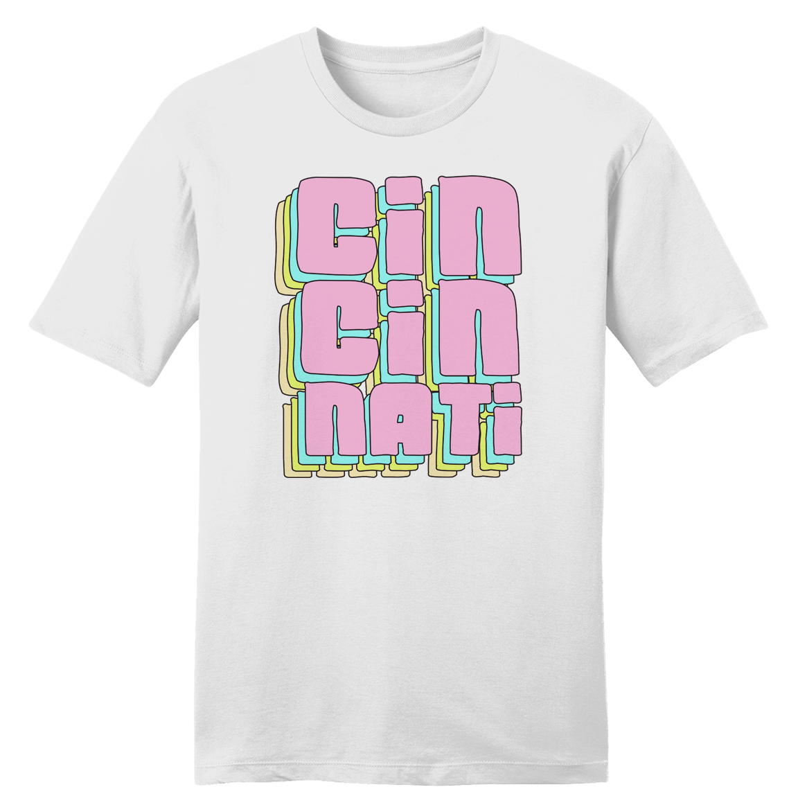 Cin Cin Nati Cartoon Style - Cincy Shirts