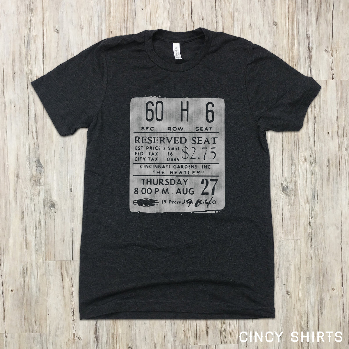 The Cincinnati Gardens Ticket Stub - Cincy Shirts