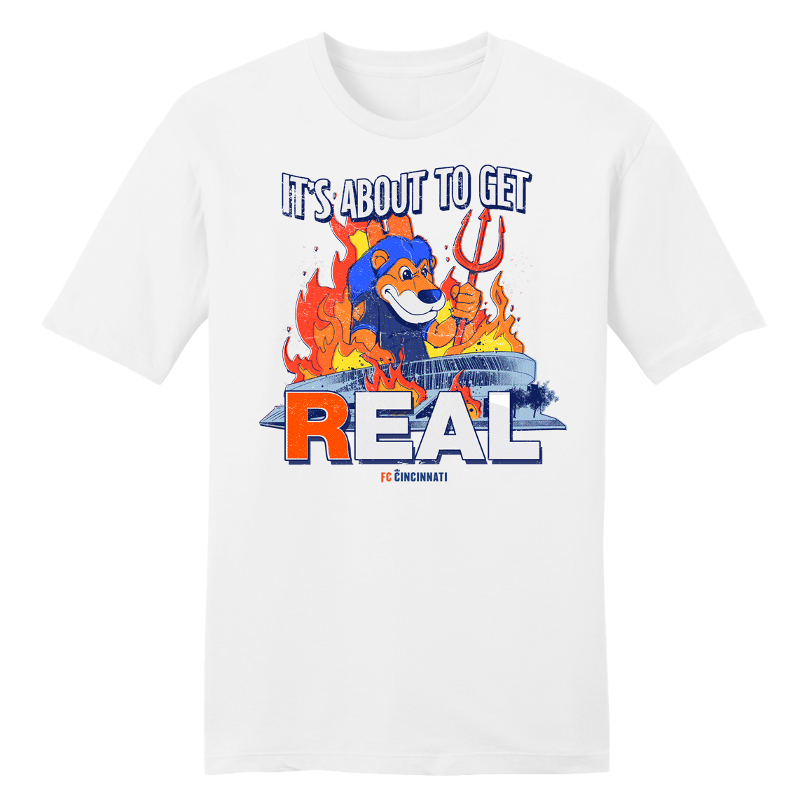 Gary the Lion: About to Get Real - Cincy Shirts