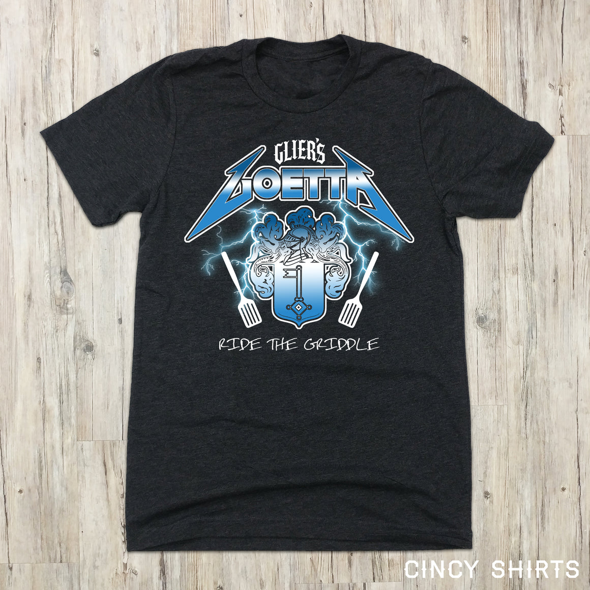 Glier's Goetta - Ride the Griddle - Adult & Youth Sizes - Cincy Shirts