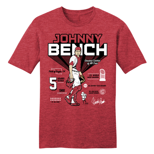 Johnny Bench Cincinnati Reds Catch ya later signature shirt, hoodie,  sweater, long sleeve and tank top