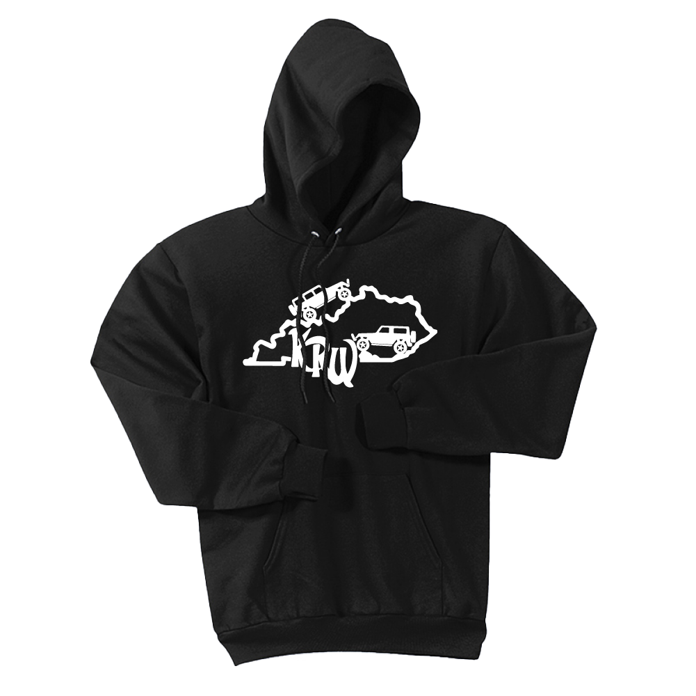 Kentucky Rebel Wranglers White Logo Sweatshirts - Cincy Shirts