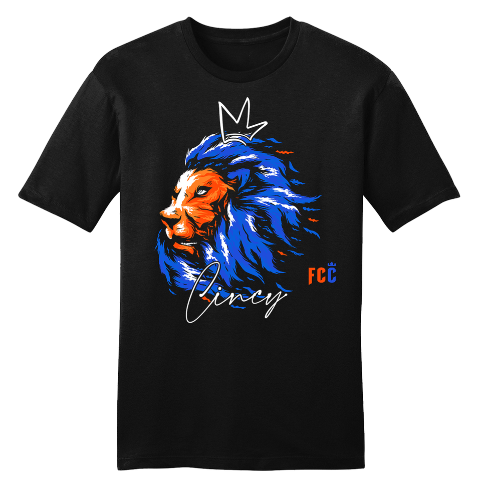 FC Cincinnati Lion Head Sketch - Cincy Shirts