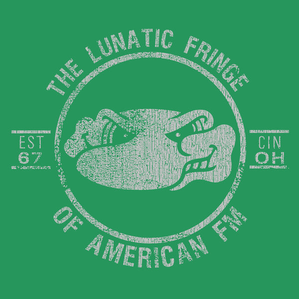 Vintage WEBN 102.7 FM Fly Fishing Frog Logo T-Shirt 
