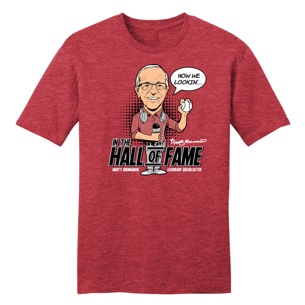 Pokey Reese - Hall of Heroes | Cincinnati Baseball Apparel | Cincy Shirts Unisex T-Shirt / Charcoal / 2x