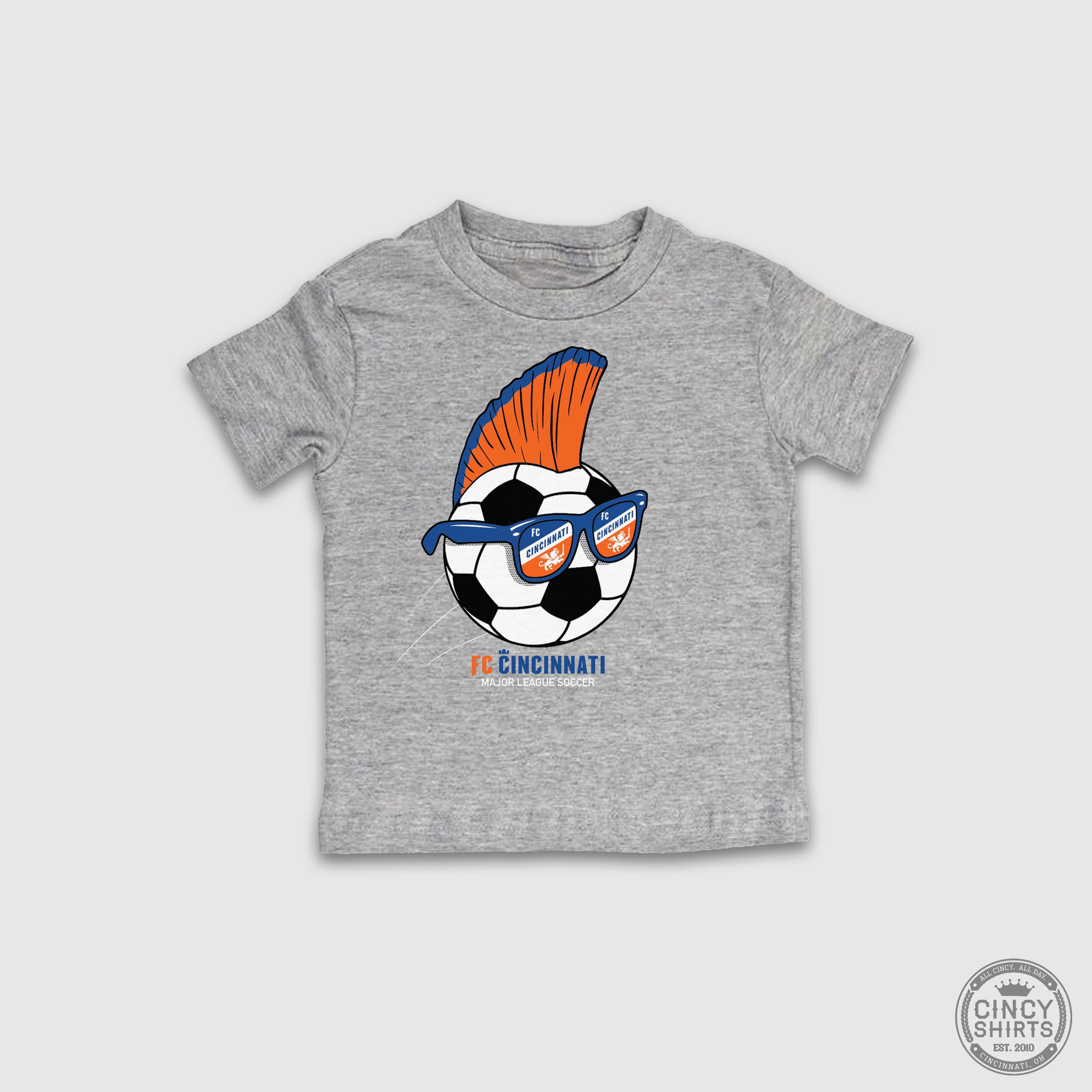 FC Cincinnati Mohawk Soccer Ball - Youth Sizes - Cincy Shirts