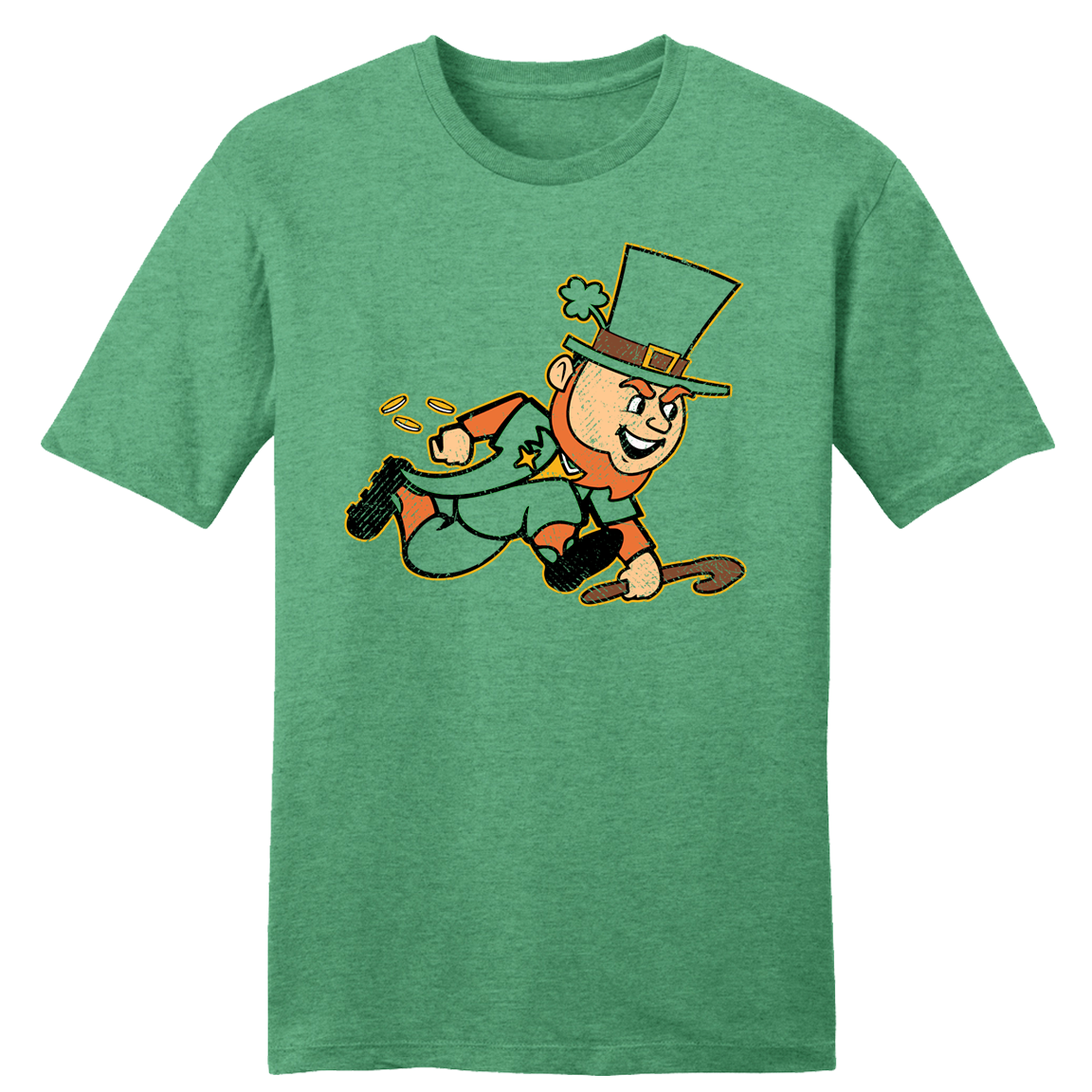 T-shirt St. Patrick's Day Unisex Taille XL - Vert Et Blanc, Coton, Occasion Bon état