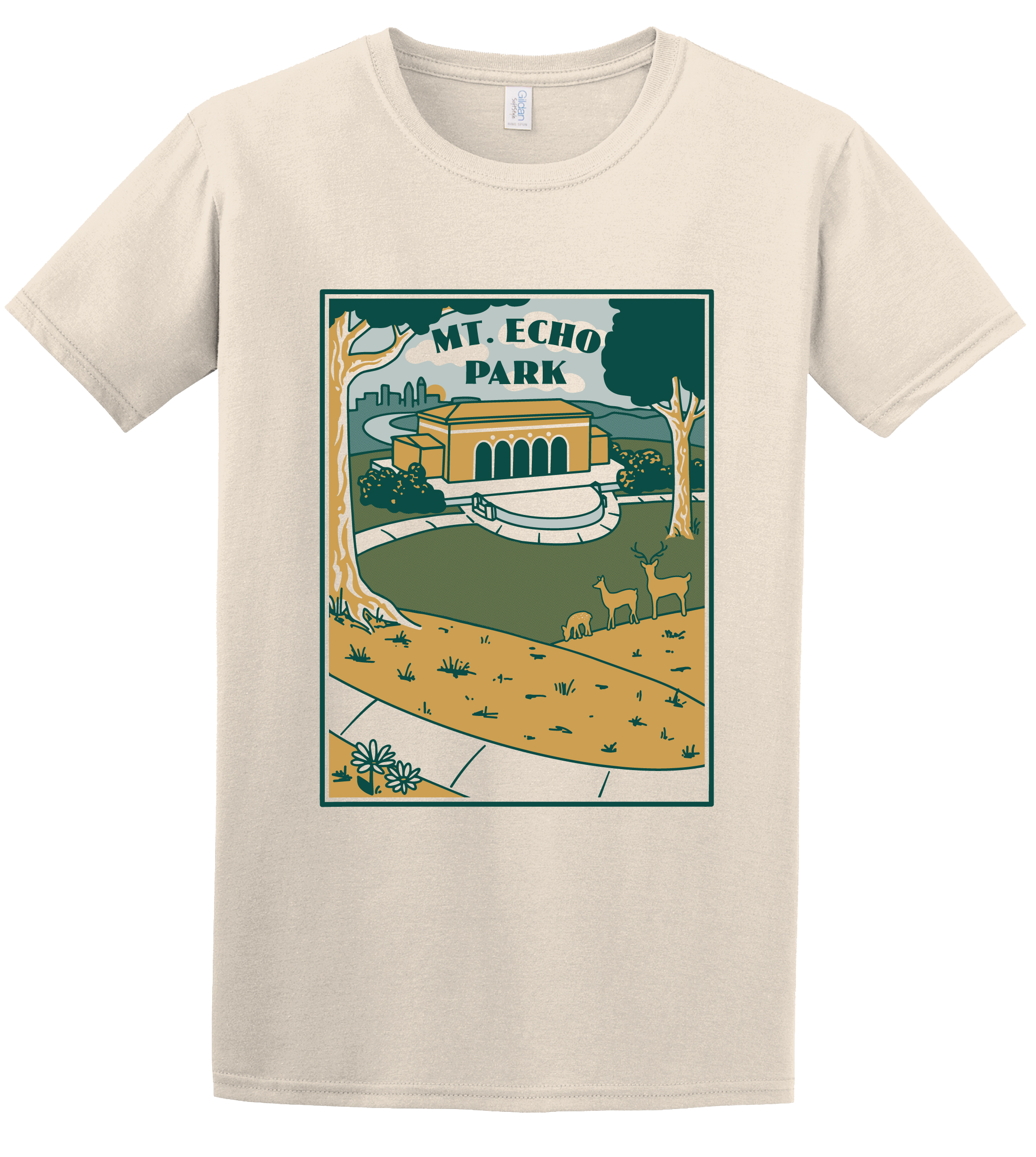 Mt. Echo Park Illustration - Cincy Shirts