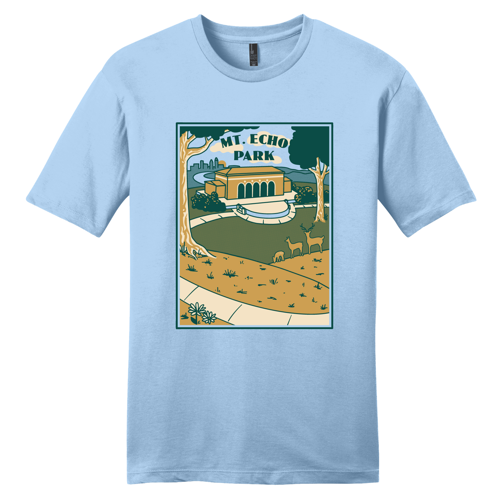 Mt. Echo Park Illustration - Cincy Shirts