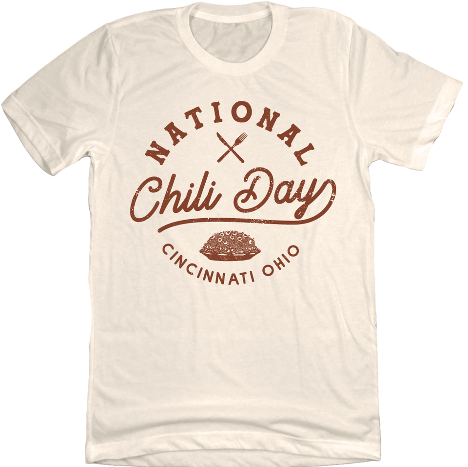 National Chili Day Script in Circle - Cincy Shirts