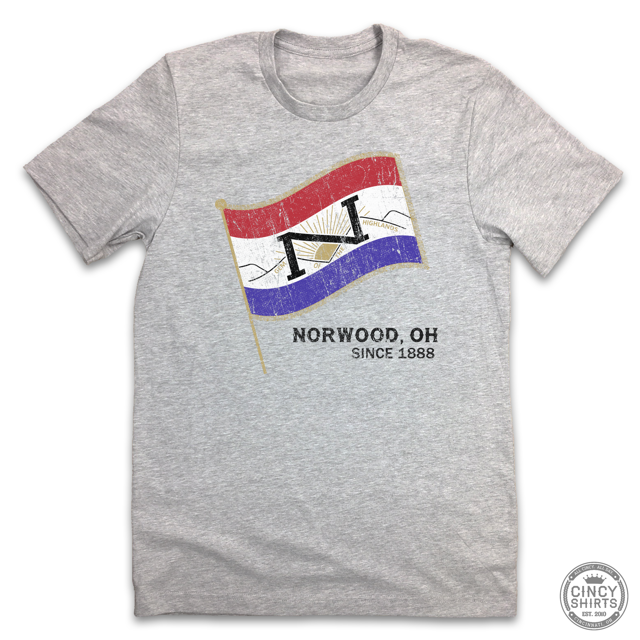 Norwood, OH Flag - Cincy Shirts