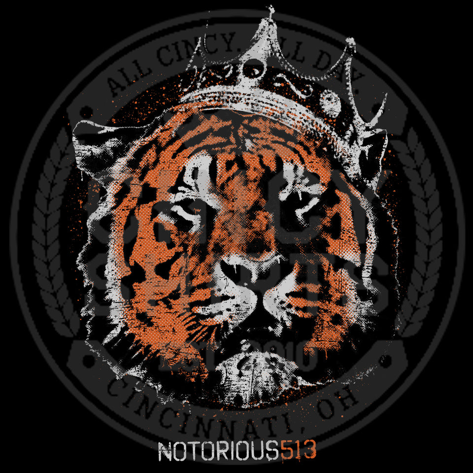 Notorious 513 Tiger - Crewneck Sweatshirt - Cincy Shirts