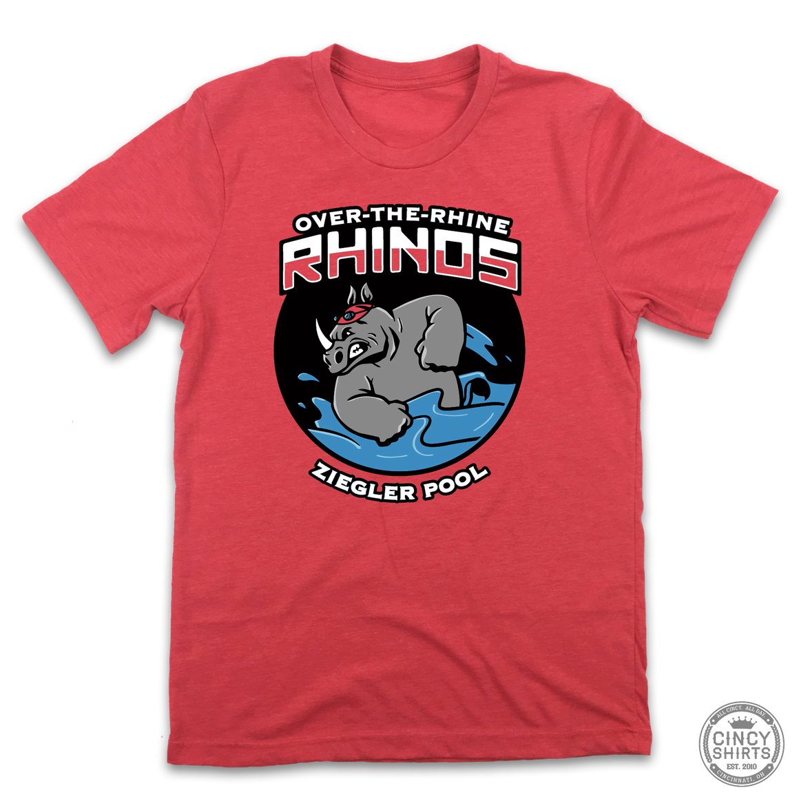 Over-The-Rhine Rhinos - Ziegler Park Swim Team - Cincy Shirts