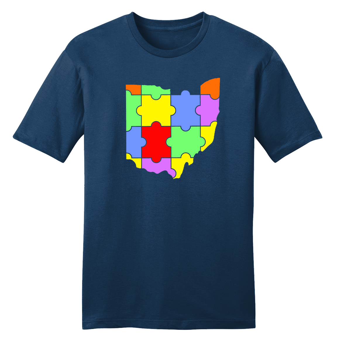 Autism Ohio Puzzle tee