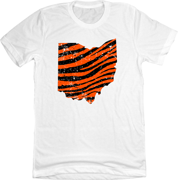 Tiger Stripe Ohio Black Cincy Shirts