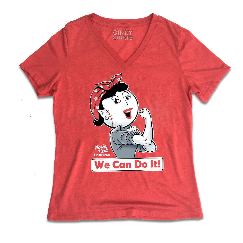 We Can Do It! - Rosie Reds - Cincy Shirts