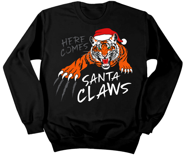 Santa claws discount sweatshirt white claw