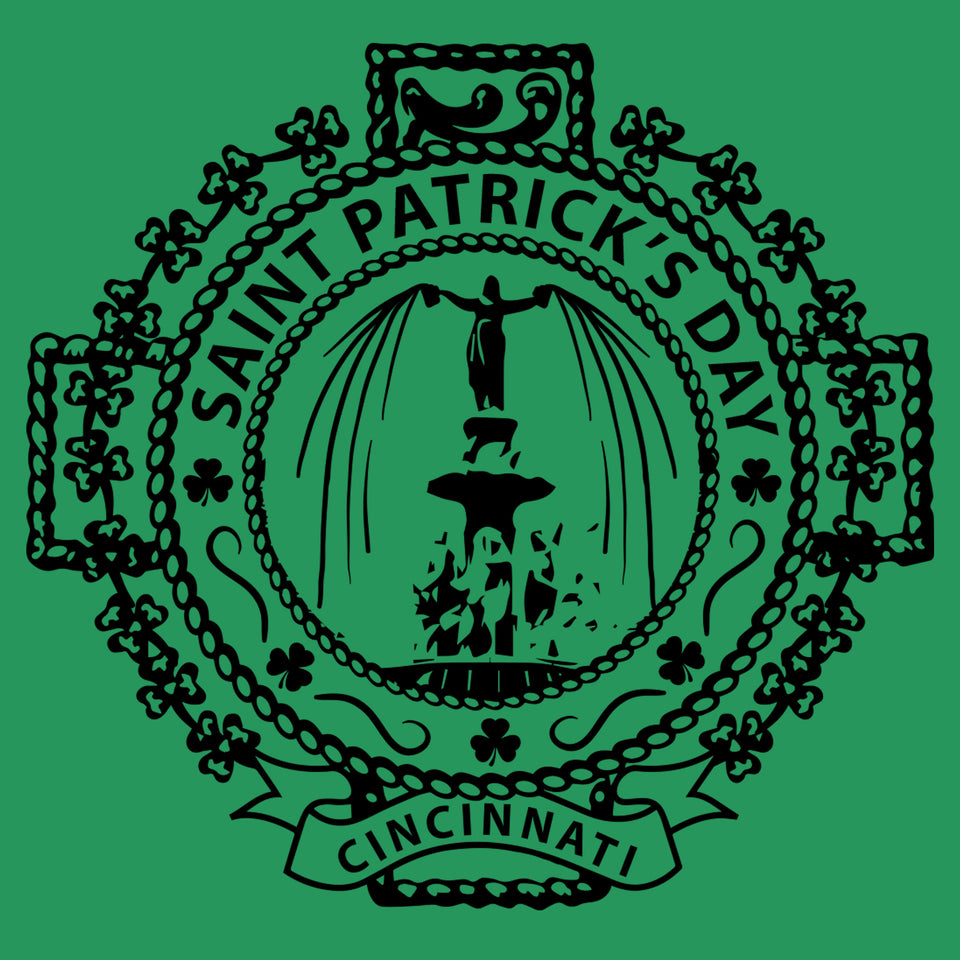 St. Patrick's Day Cincinnati Seal - Cincy Shirts