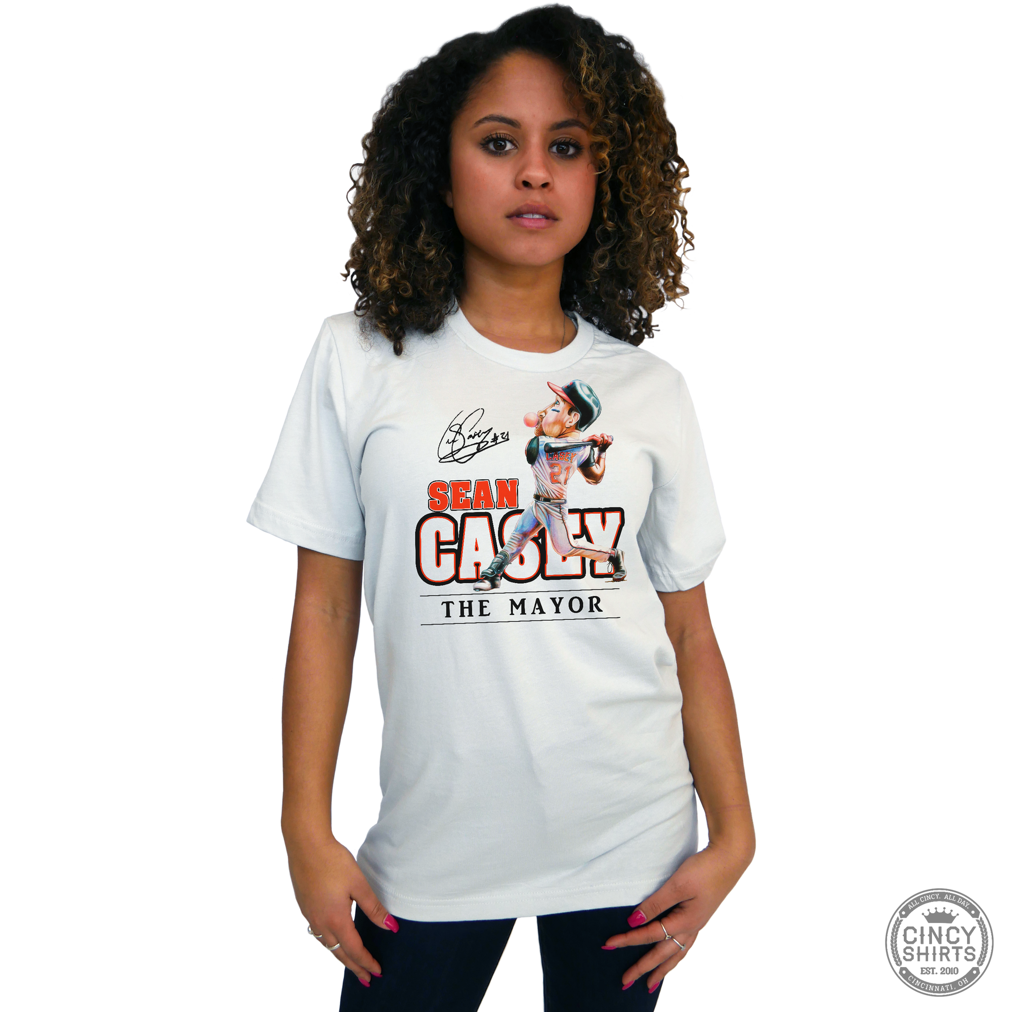 Sean Casey Caricature | Cincinnati Baseball | Cincy Shirts