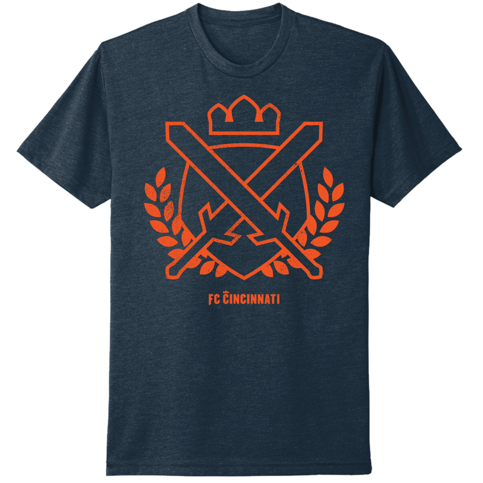 FC Cincinnati Sword Crown and Branches - Cincy Shirts