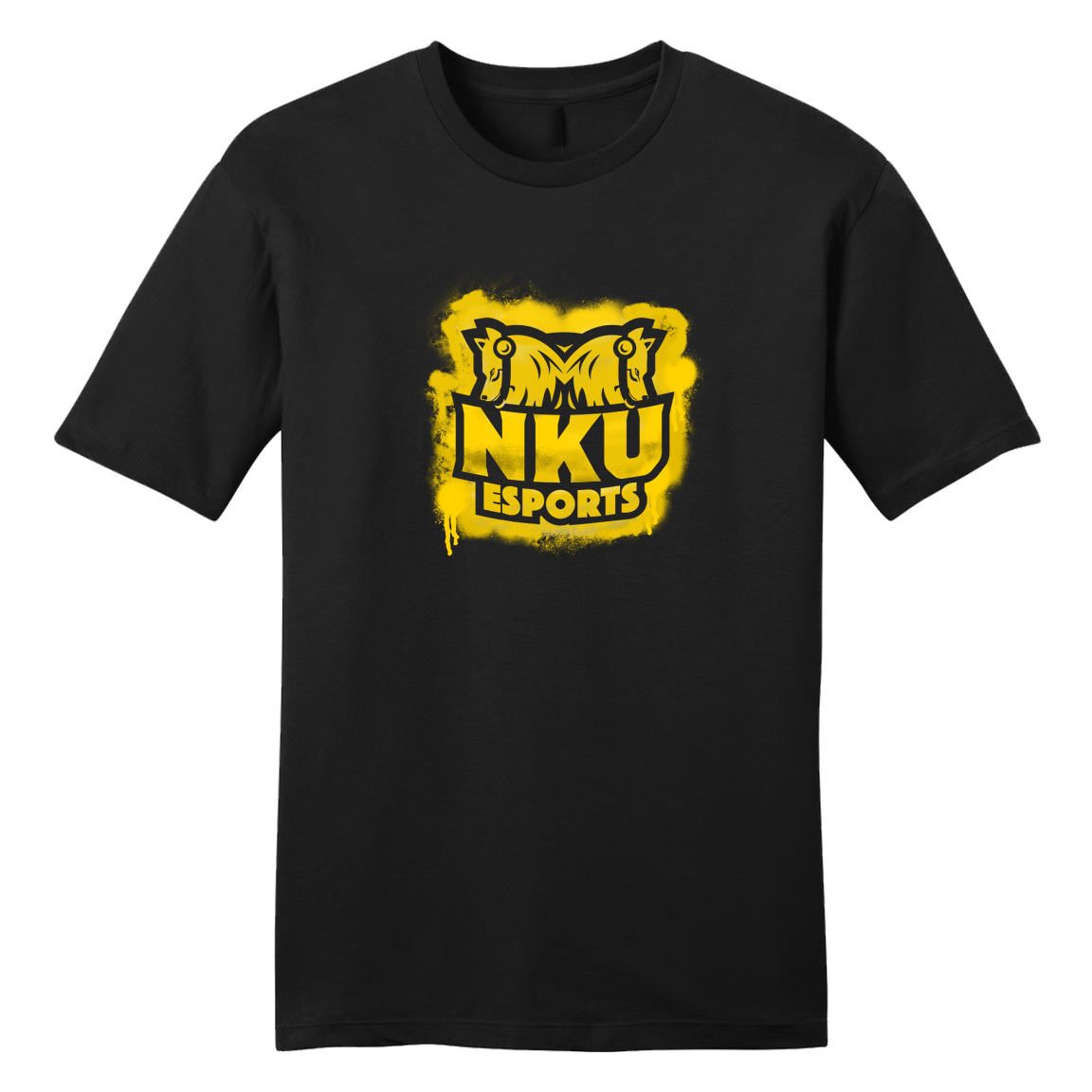 NKU Esports Two Wolves Spray Paint Tee