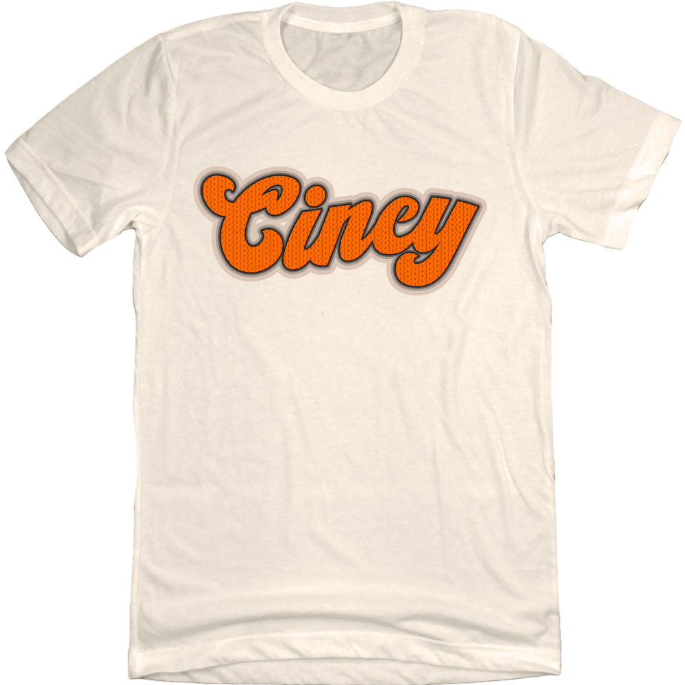 Cincy Sweater Pattern White T-shirt Cincy Shirts
